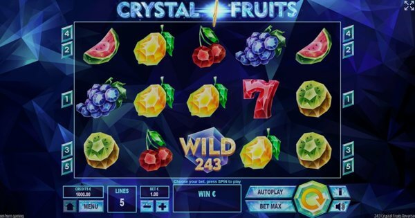 Играть 243 Crystal Fruits Reversed онлайн