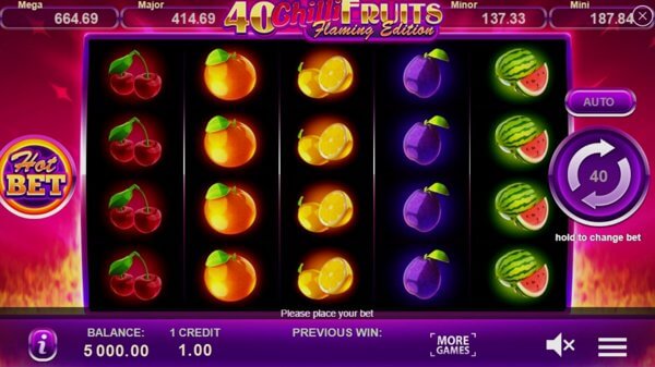How to Play 40 Chilli Fruits How to Play 40 Chilli Fruits
