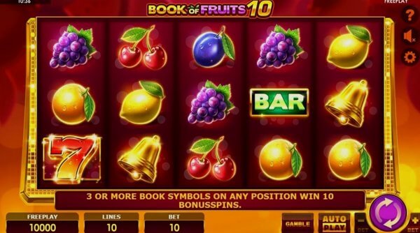 Book Of Fruits 10 – Demo and Free play Book Of Fruits 10 – Demo and Free play