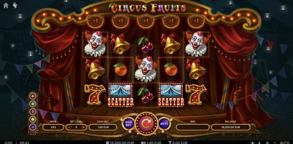 Играть Circus Fruits онлайн