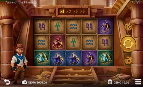 Играть Curse Of The Pharaoh онлайн