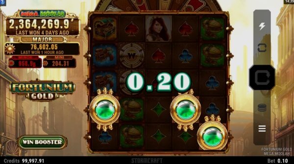 Fortunium Gold Mega Moolah on mobile and PC
