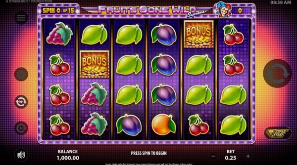 Fruits Gone Wild – Demo and Free play Fruits Gone Wild – Demo and Free play