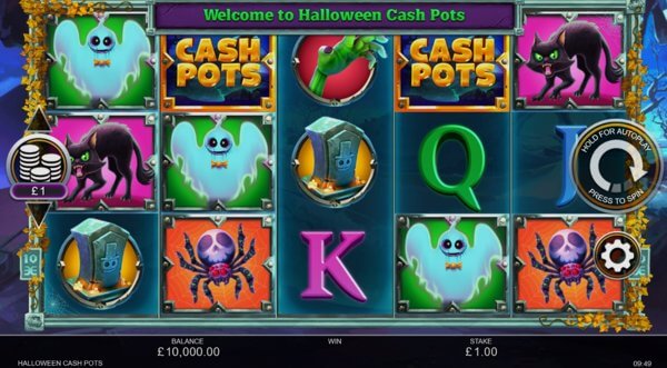 Play Halloween Cashpots online