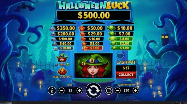 Play Halloween Luck online