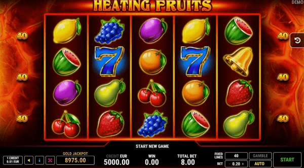 Играть Heating Fruits онлайн