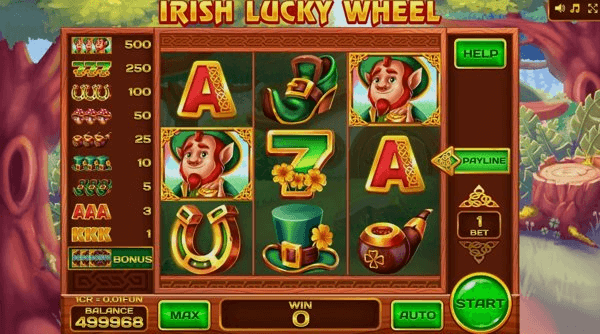 Play Irish Lucky Wheel Respin online