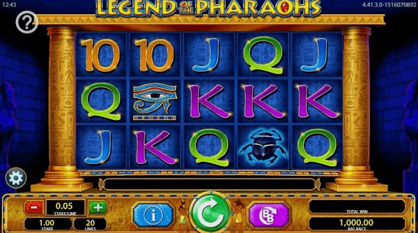 Play Legend Of The Pharaohs online