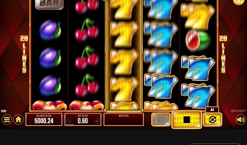 SYNOT slot: win screen