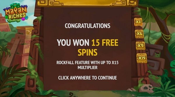 Play Mayan Riches Rockways online