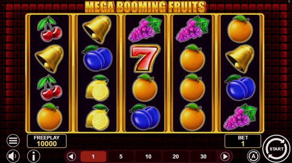 Play Mega Booming Fruits online