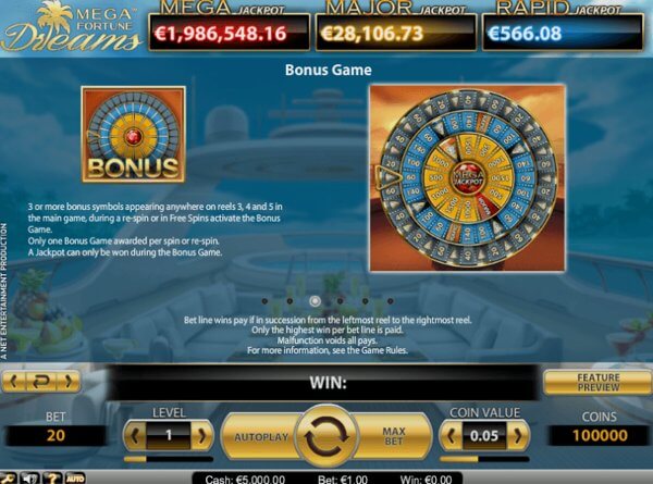 Играть Mega Fortune Dreams онлайн
