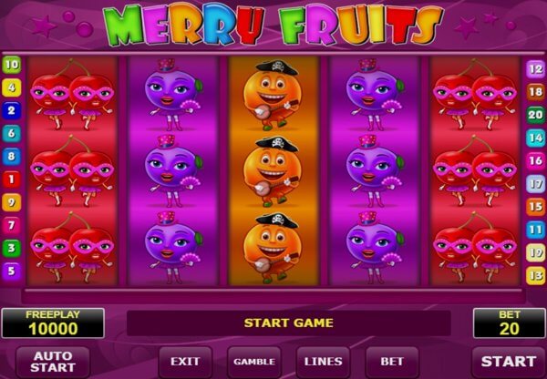 Play Merry Fruits online