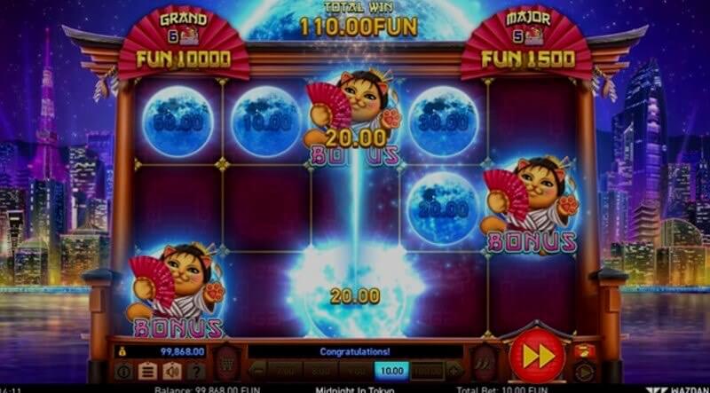 Midnight In Tokyo video slot: free spins round Midnight In Tokyo video slot: free spins round