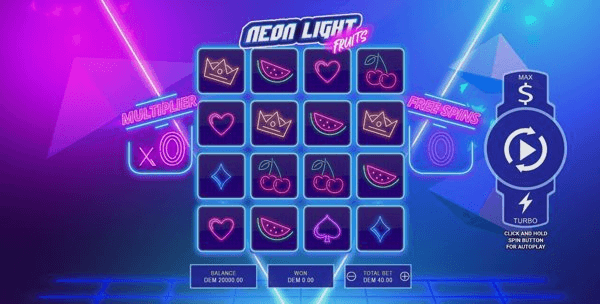 Play Neon Light Fruits online