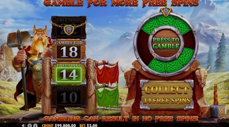 Power Of Thor Megaways video slot: win screen Power Of Thor Megaways video slot: win screen