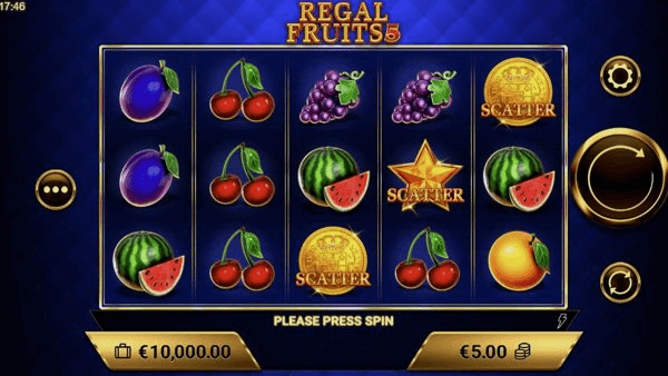 Play Regal Fruits 5 online