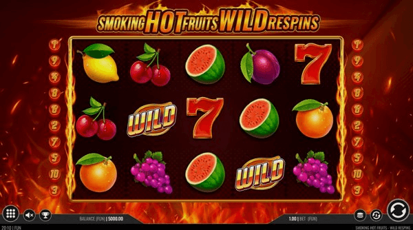 Play Smoking Hot Fruits Wild Respins online