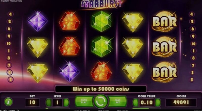 Starburst video slot: free spins round Starburst video slot: free spins round
