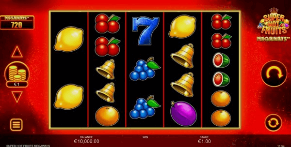 Play Super Hot Fruits Megaways online