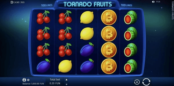 Play Tornado Fruits online