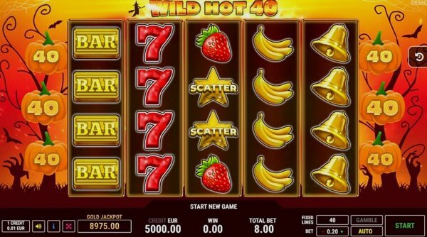 Играть Wild Hot 40 Halloween онлайн