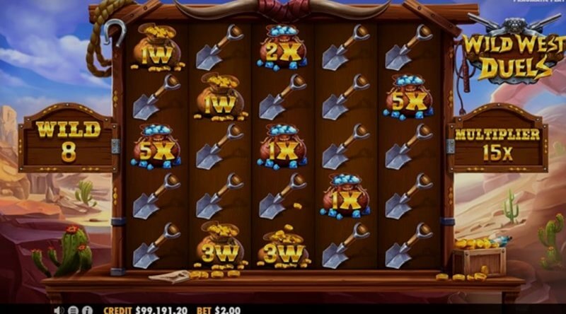 Wild West Duels video slot: bonus feature in action Wild West Duels video slot: bonus feature in action