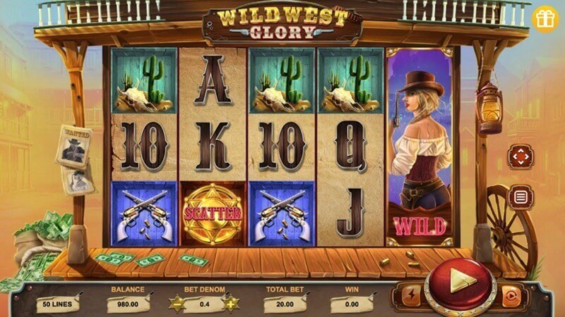Play Wild West Glory online