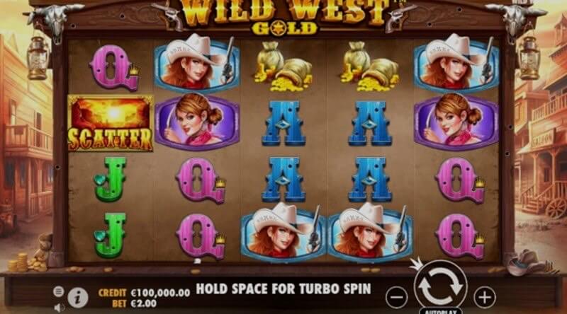 Wild West Gold video slot: bonus feature in action Wild West Gold video slot: bonus feature in action