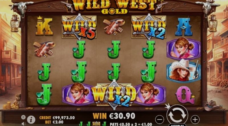 Wild West Gold video slot: free spins round Wild West Gold video slot: free spins round