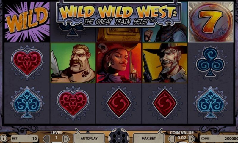 Play Wild Wild West The Great Train Heist online