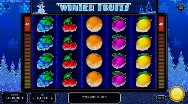 Play Winter Fruits online