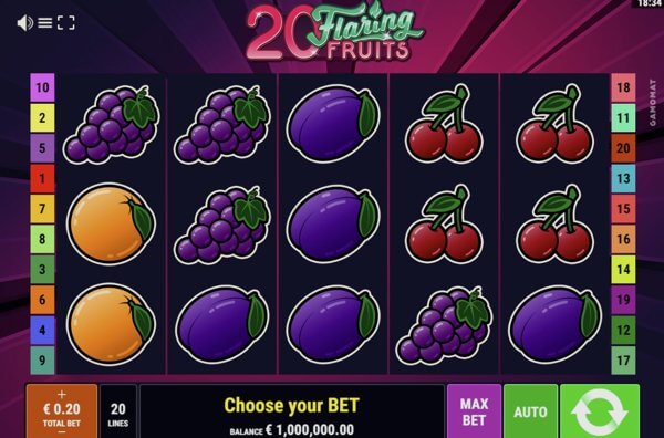 How to Play 20 Flaring Fruits