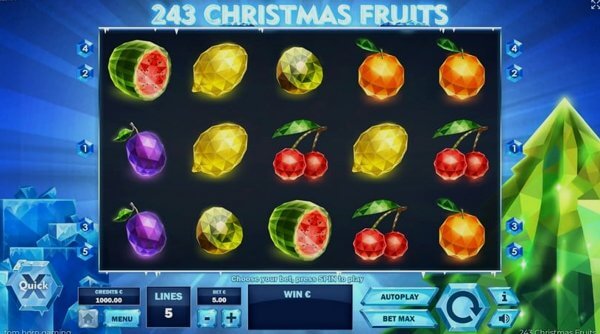 How to Play 243 Christmas Fruits