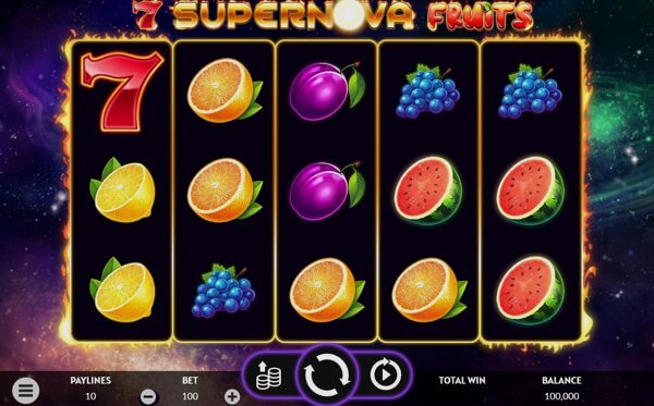 Как играть в 7 Supernova Fruits