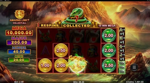 Comparison of slot machines Amazing Link Medusa