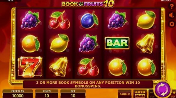 Book Of Fruits 10 – Демо и бесплатная игра