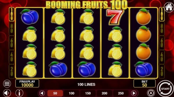 Как играть в Booming Fruits 100