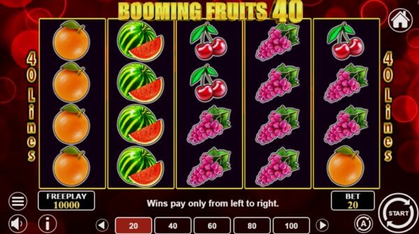 Как играть в Booming Fruits 40