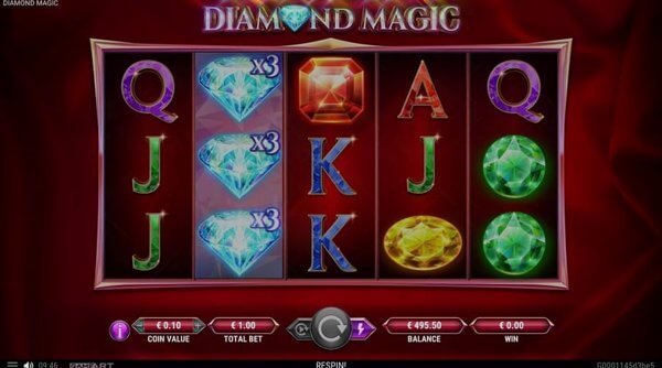 Comparison of slot machines Diamond Magic