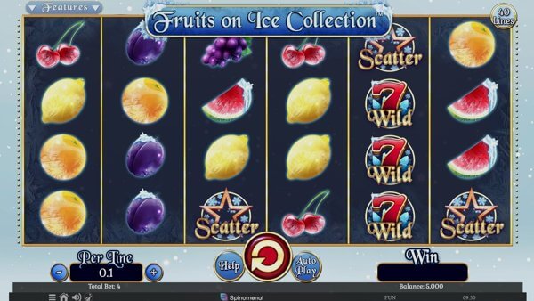 Comparison of slot machines Fruits On Ice