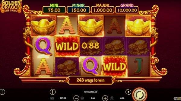 Golden Dragon Inferno на мобильных устройствах и ПК