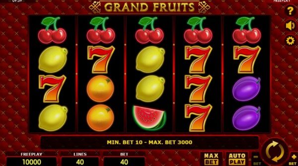 Grand Fruits Online – плюсы и минусы