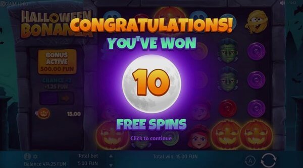 Comparison of slot machines Halloween Bonanza