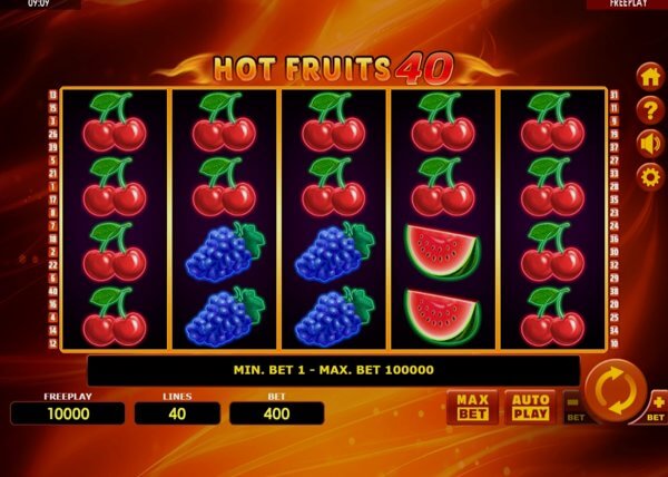 Hot Fruits 40 on mobile and PC