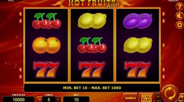 Hot Fruits Deluxe на мобильных устройствах и ПК