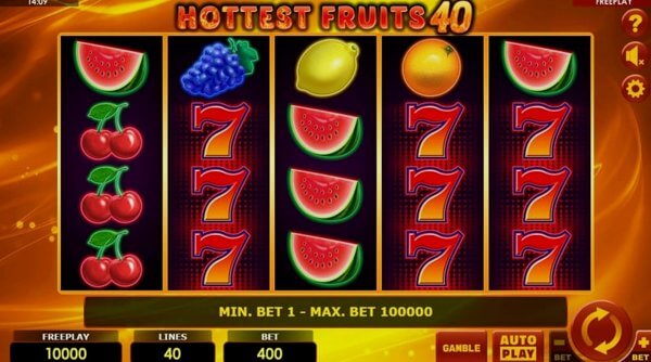 Hottest Fruits 40 – демо и бесплатная игра