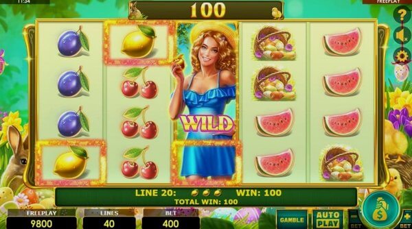 Lady Fruits 40 Easter – Demo and Free play