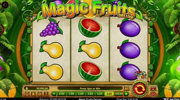 Magic Fruits Deluxe – демо-версия и бесплатная игра