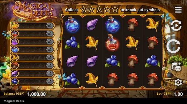 Comparison of slot machines Magical Reels